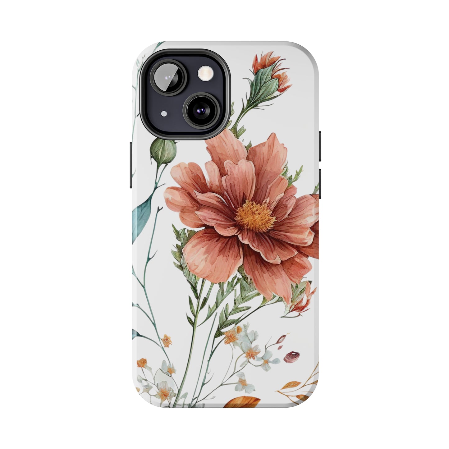 Tough Phone Cases: Watercolor Flower