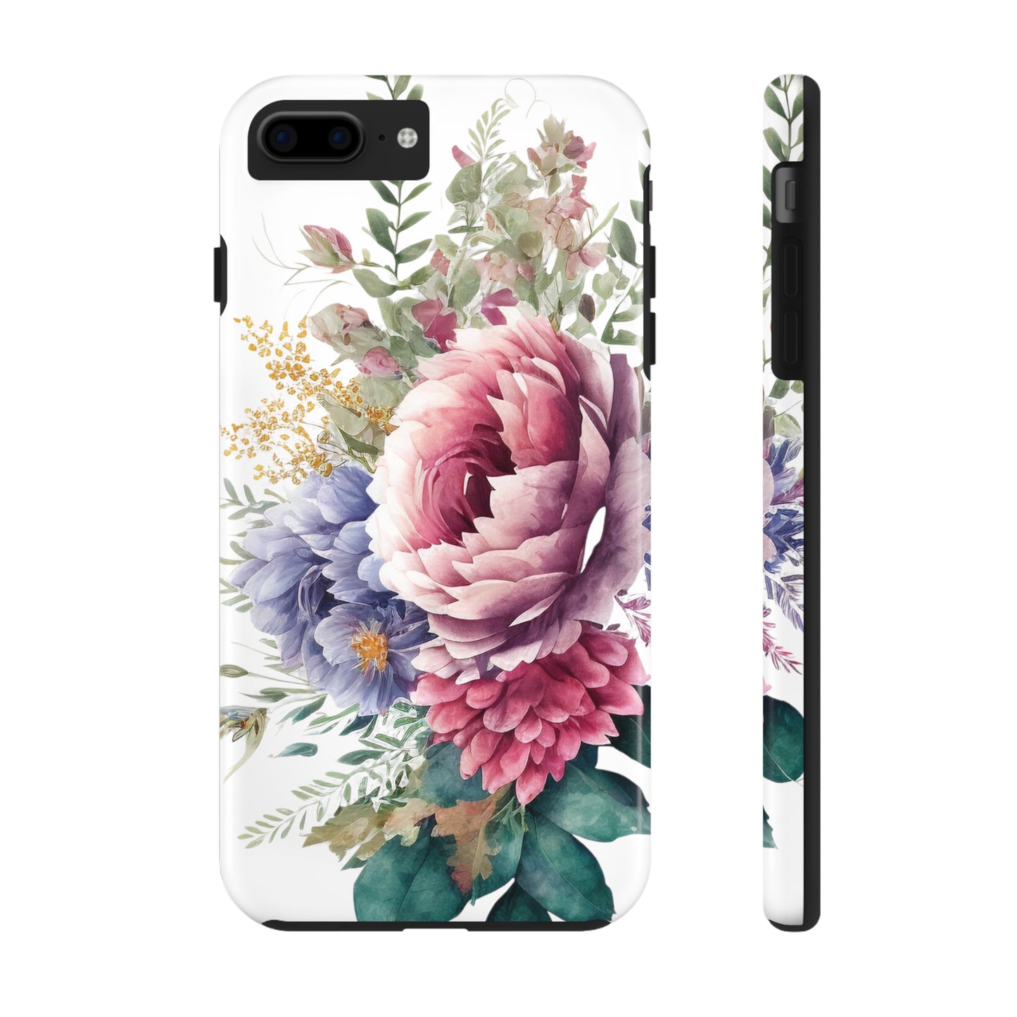 Tough Phone Cases: Watercolor Flower