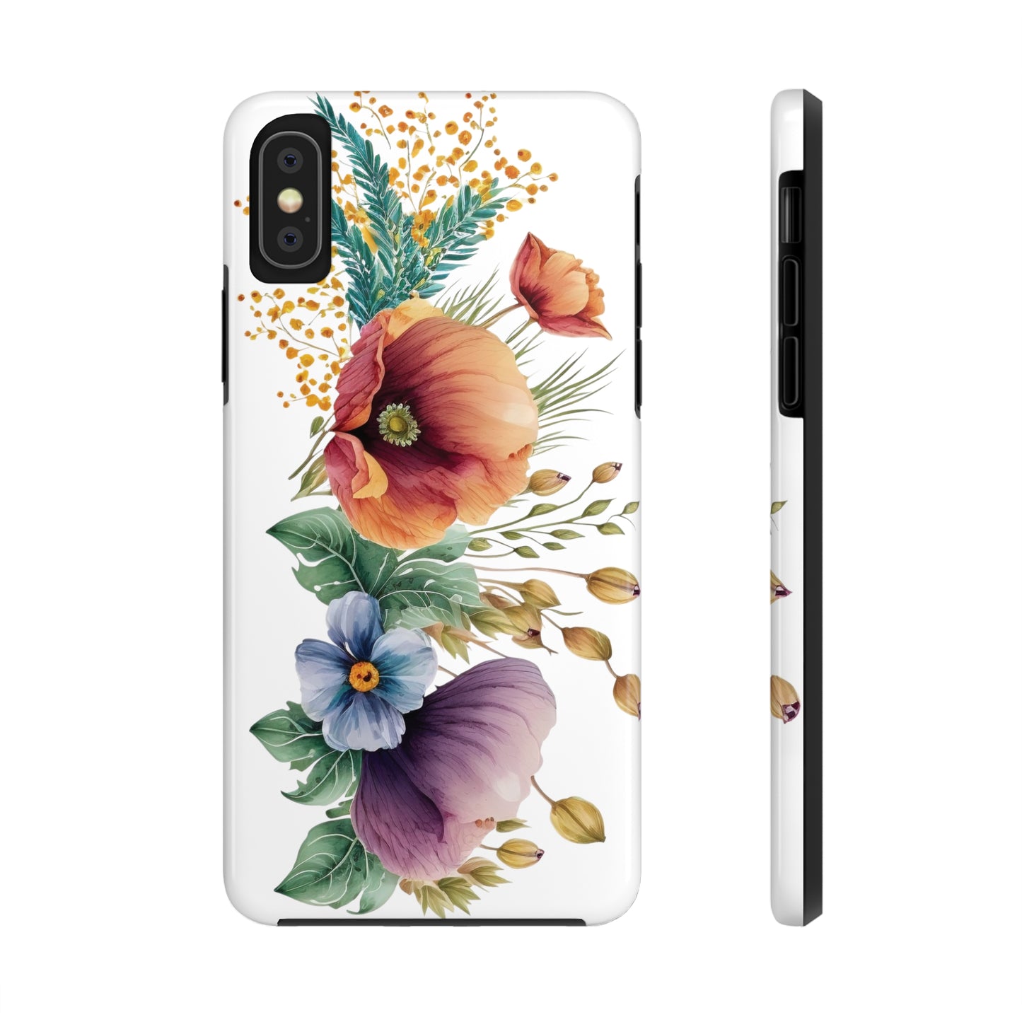 Tough Phone Cases: Watercolor Flower