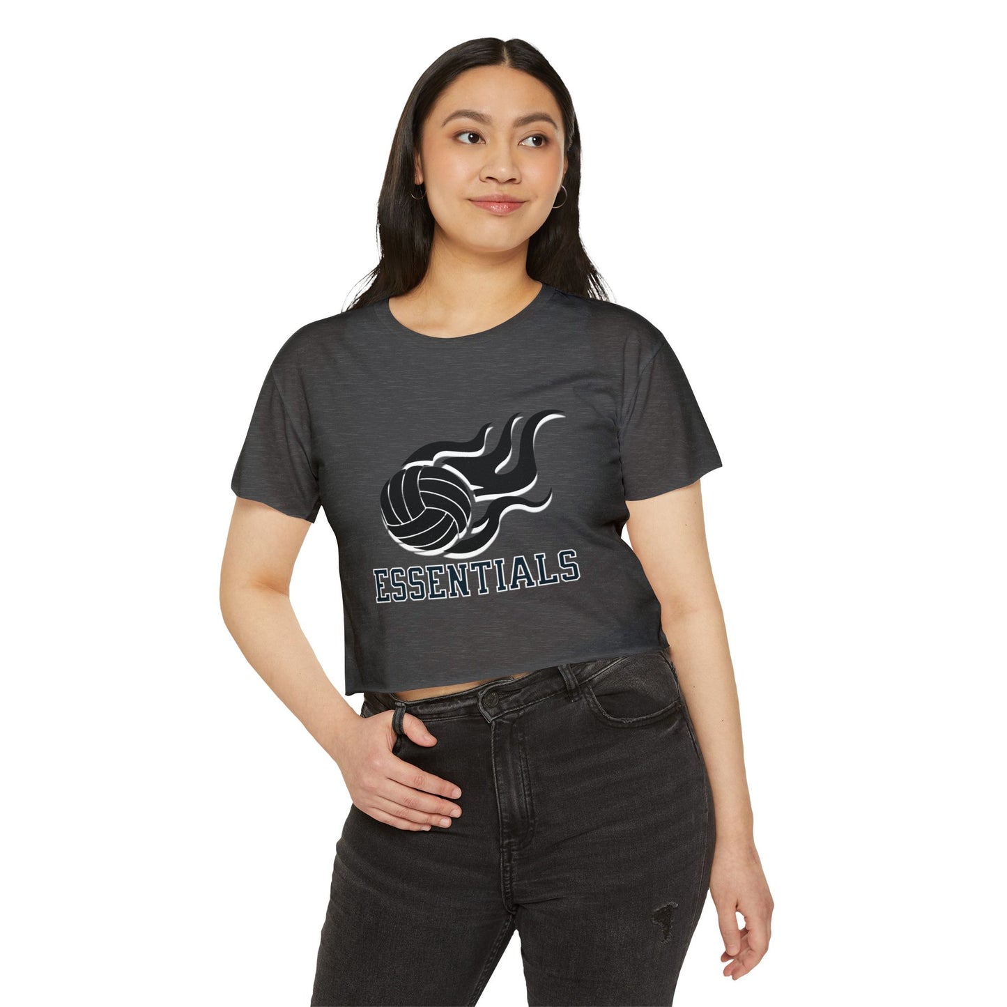 Festival Spirit Women's Crop Top, Summer Top, Sportswear, Graphic Tee, Beachwear, Party Shirt