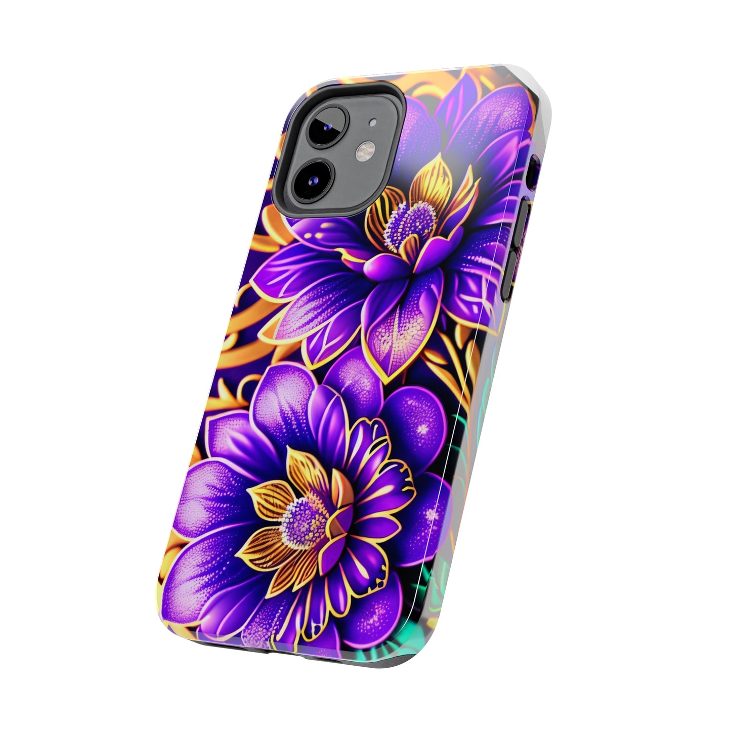 Tough Phone Cases: Fantasy Blossom Flowers