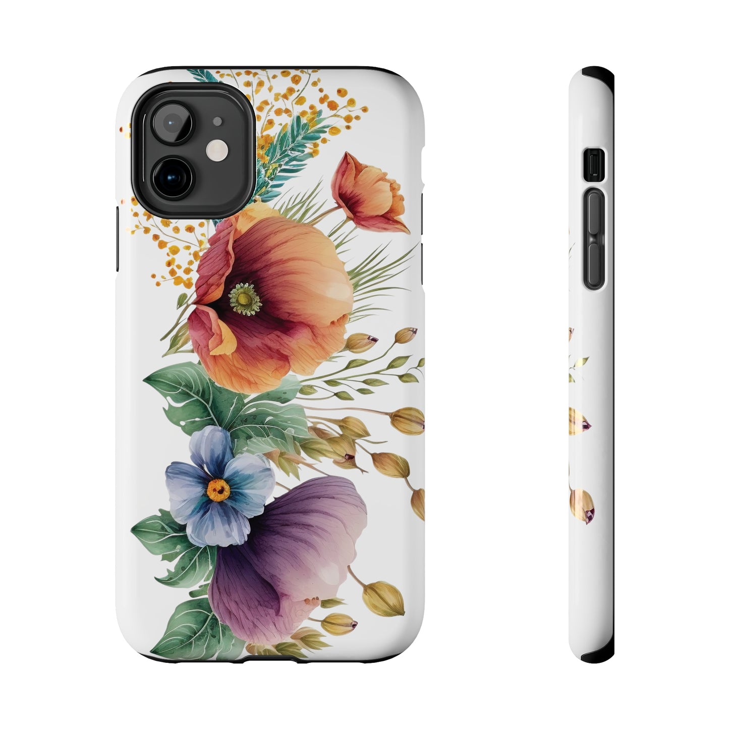 Tough Phone Cases: Watercolor Flower