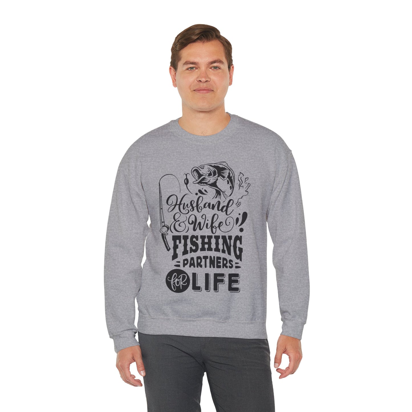 Husband and wife - Unisex Heavy Blend™ Crewneck Sweatshirt