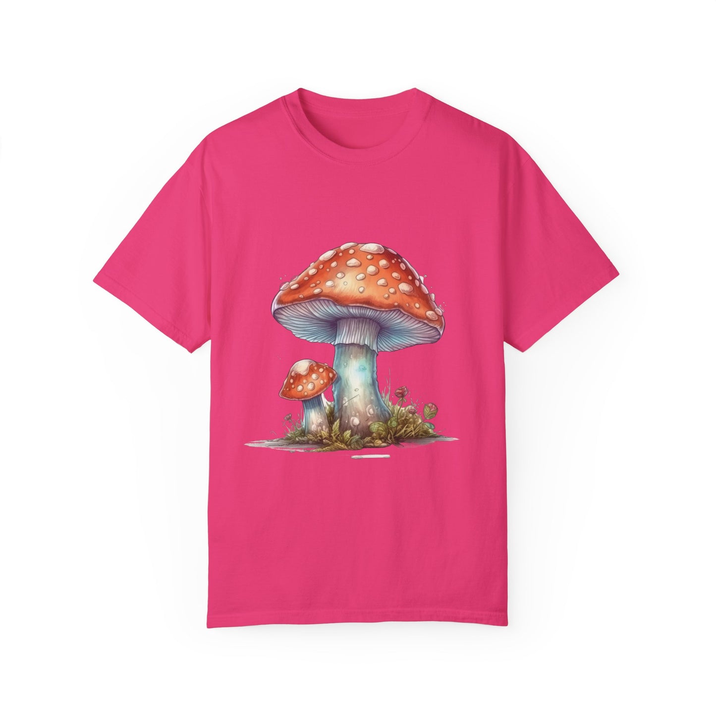 Fantasy Mushroom-27: Unisex Garment-Dyed T-shirt