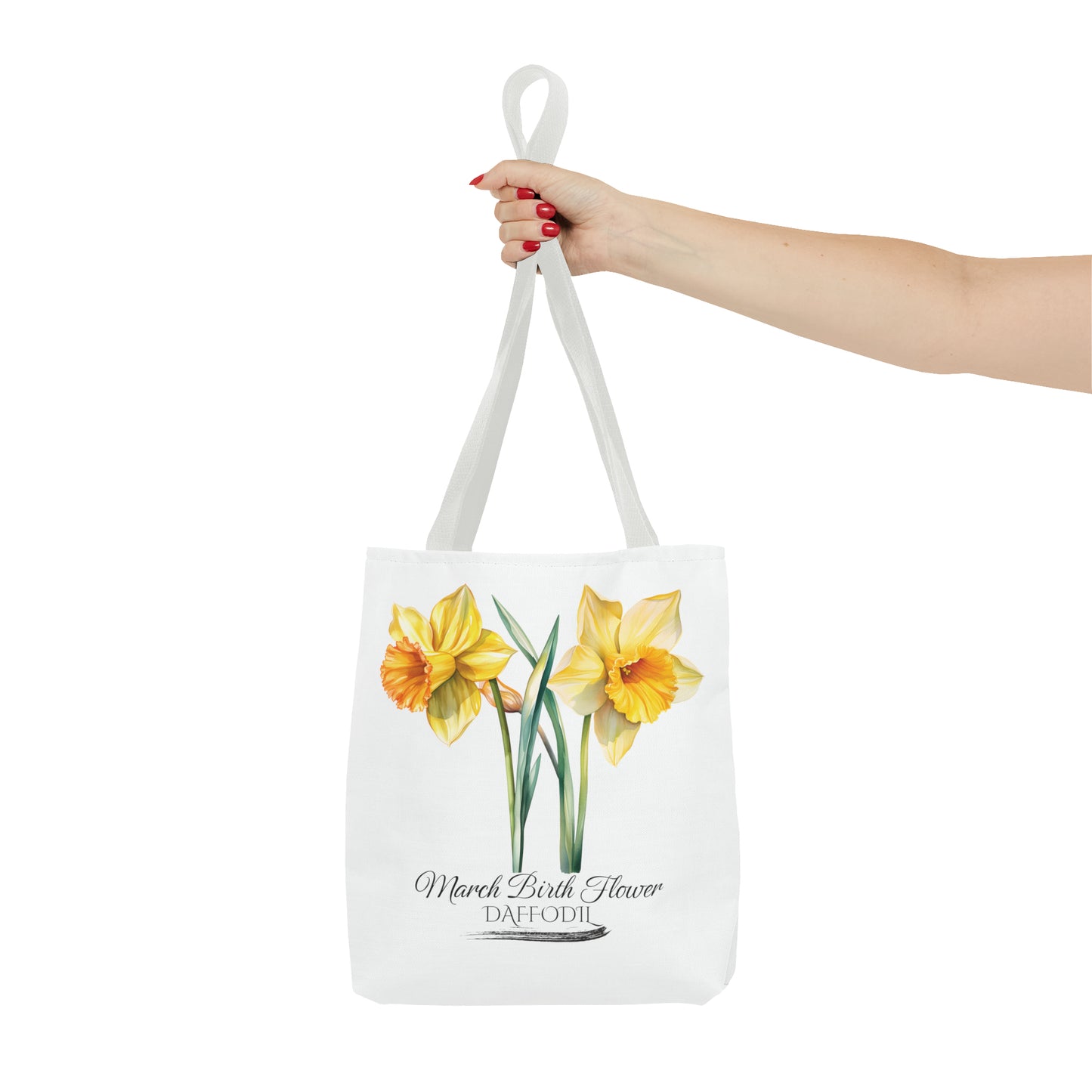 March Birth Flower: Daffodil - Tote Bag (AOP)