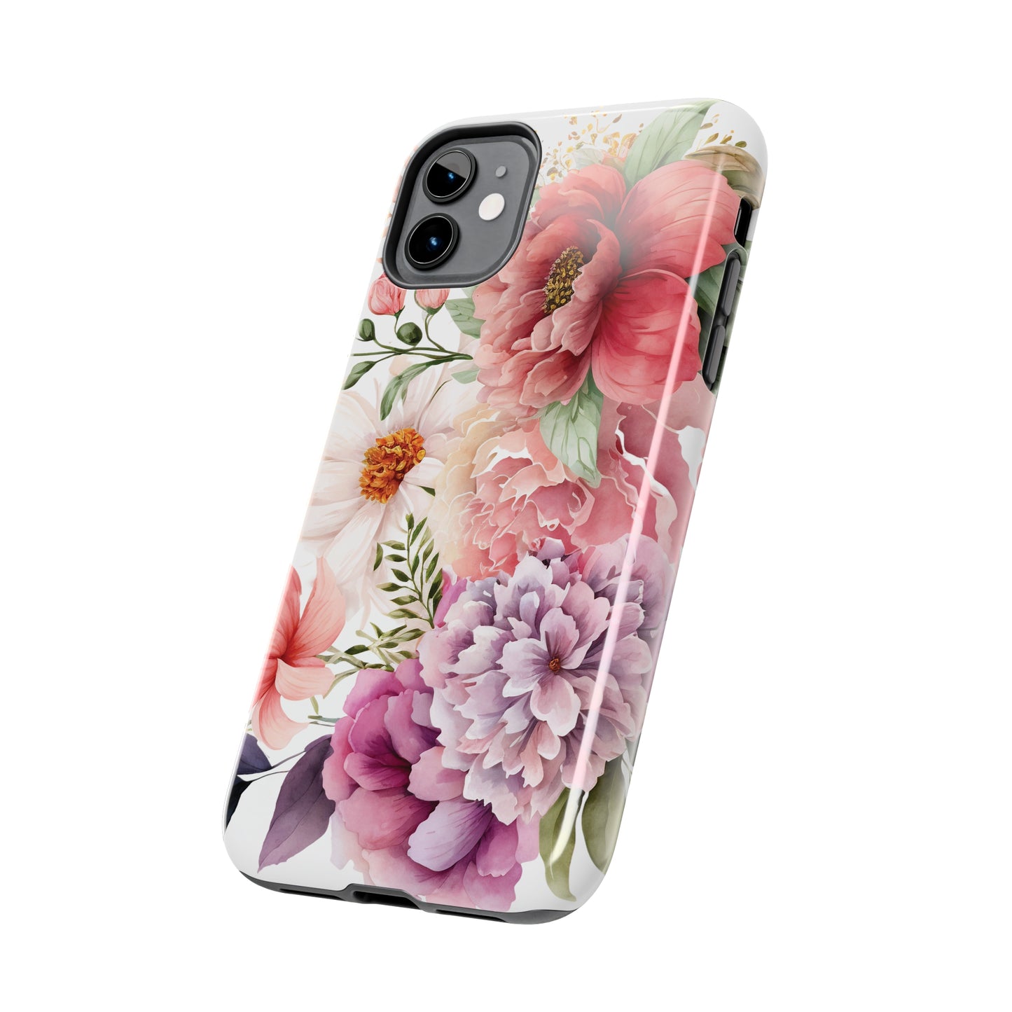 Tough Phone Cases: Watercolor Flower