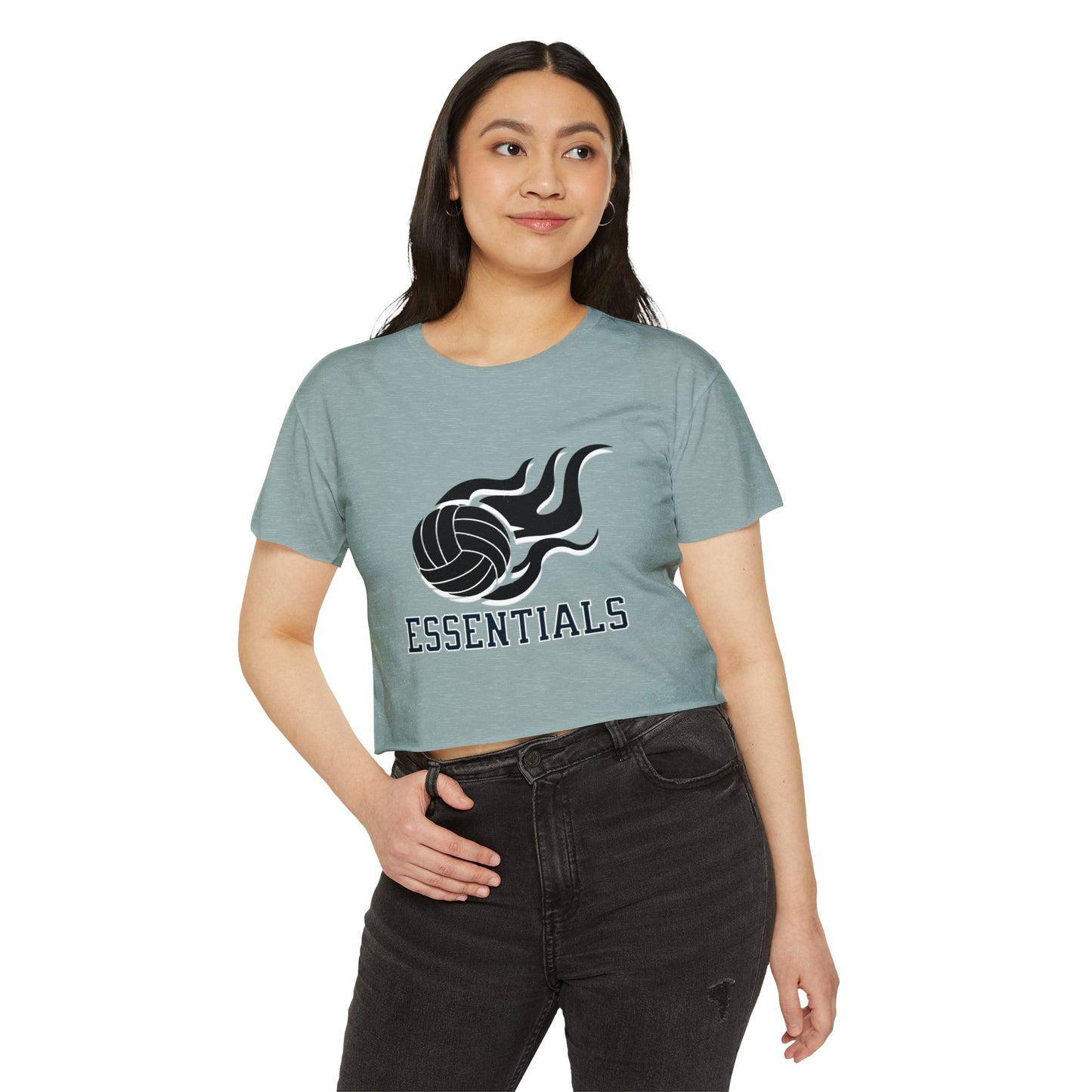 Festival Spirit Women's Crop Top, Summer Top, Sportswear, Graphic Tee, Beachwear, Party Shirt