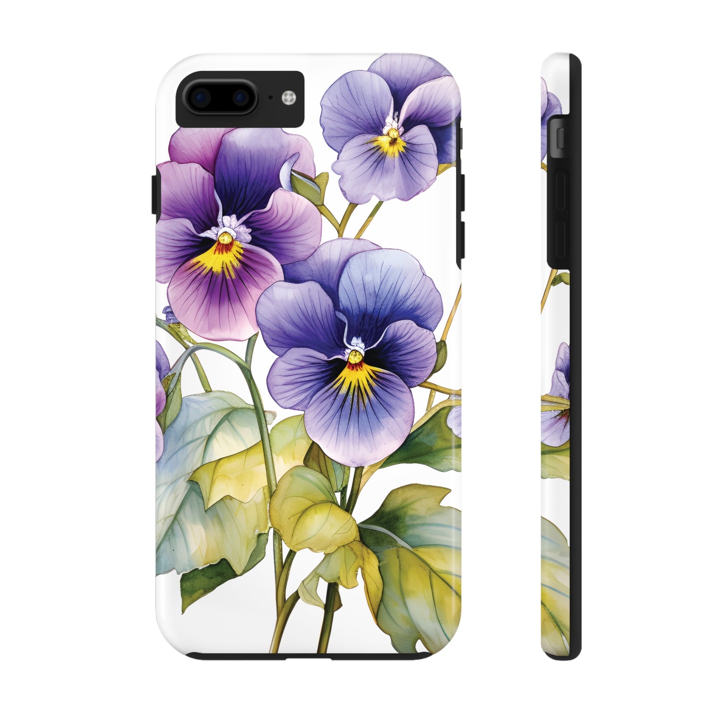 Tough Phone Cases (Violet Flower)