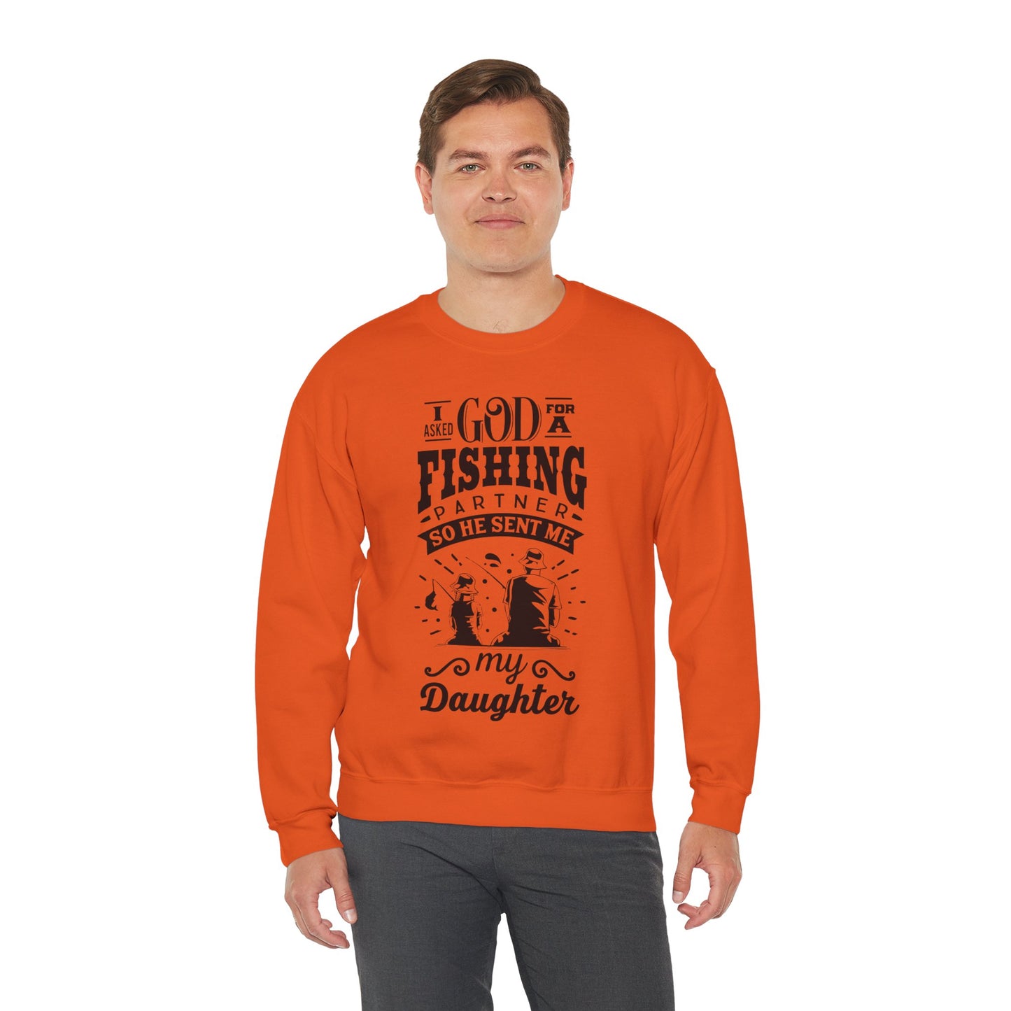 Father and daughter - Unisex Heavy Blend™ Crewneck Sweatshirt