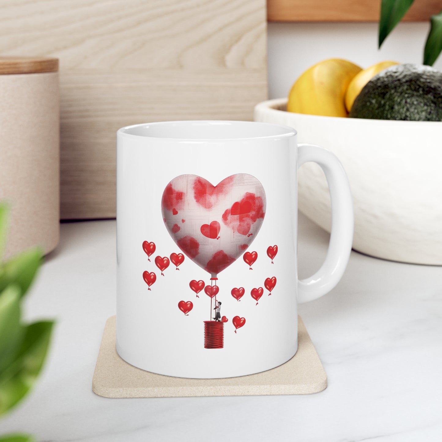 Valentine's Heart: Ceramic Mug 11oz