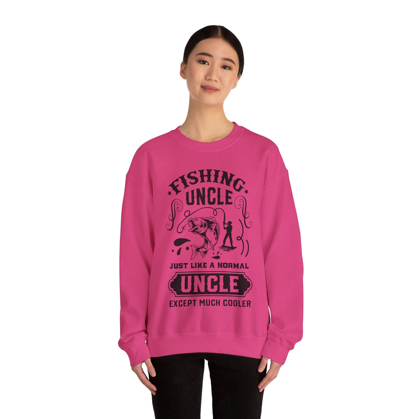 Fishing Uncle - Unisex Heavy Blend™ Crewneck Sweatshirt