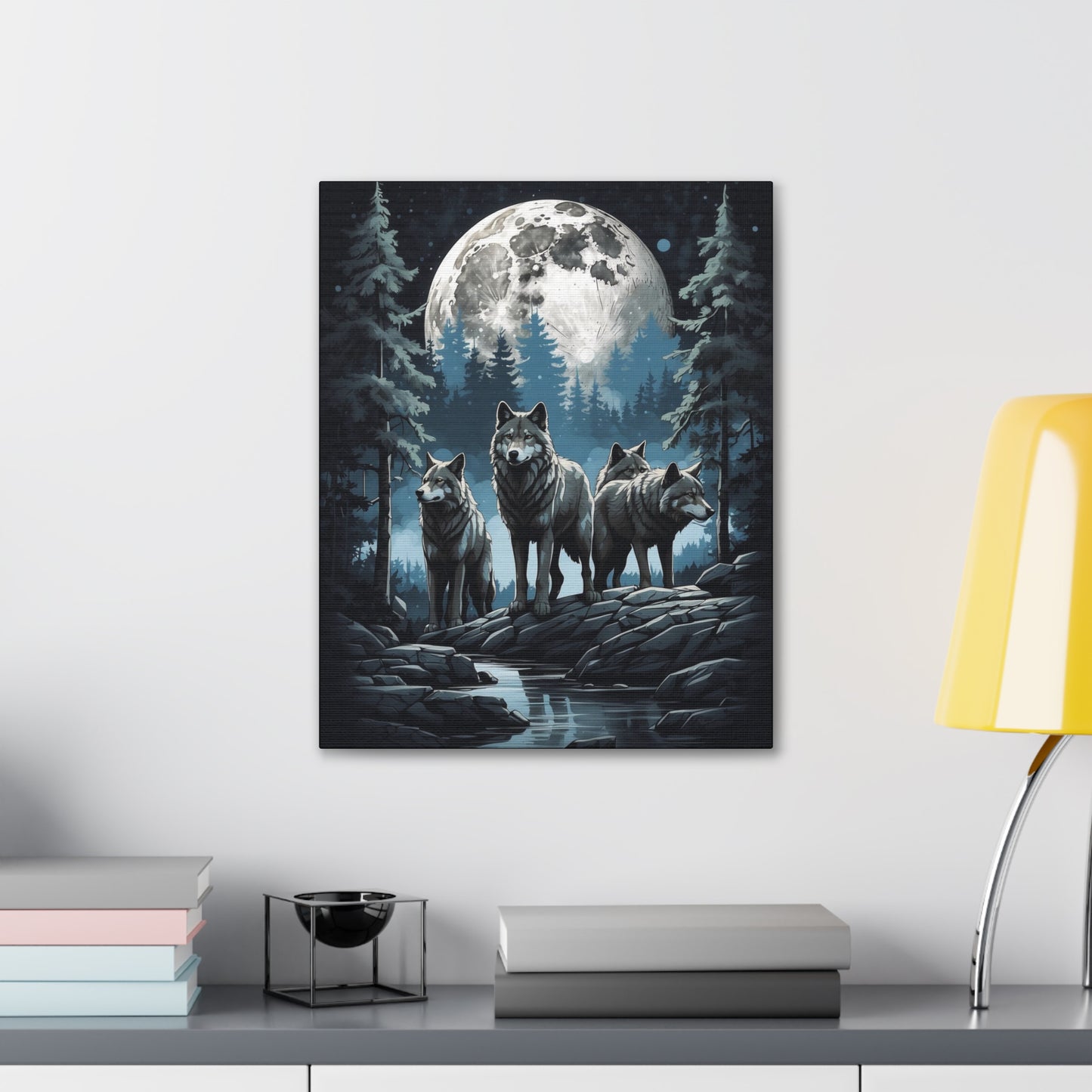 Wolf Pack: Canvas Gallery Wraps