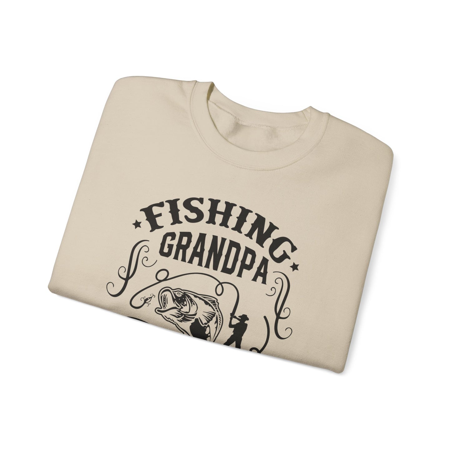 Fishing Grandpa - Unisex Heavy Blend™ Crewneck Sweatshirt