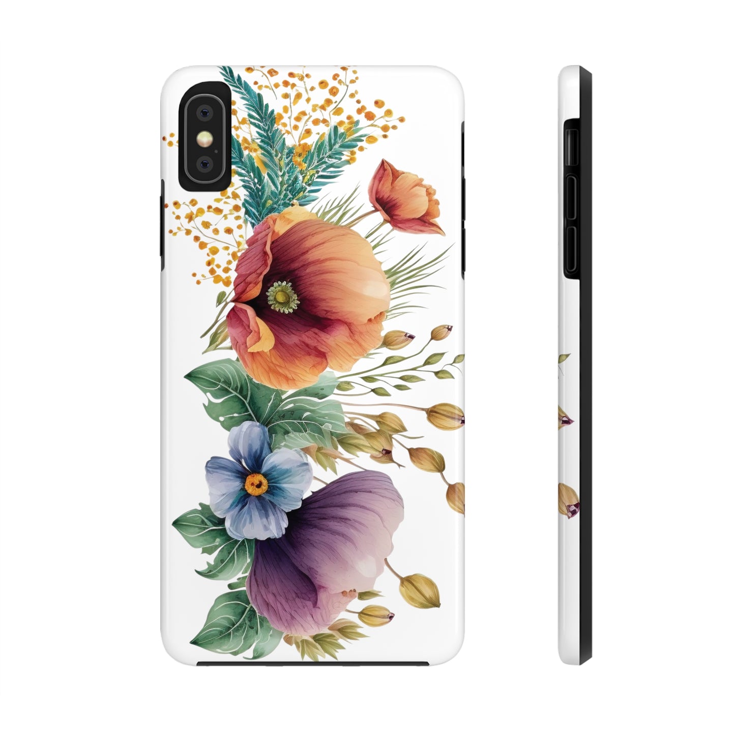 Tough Phone Cases: Watercolor Flower