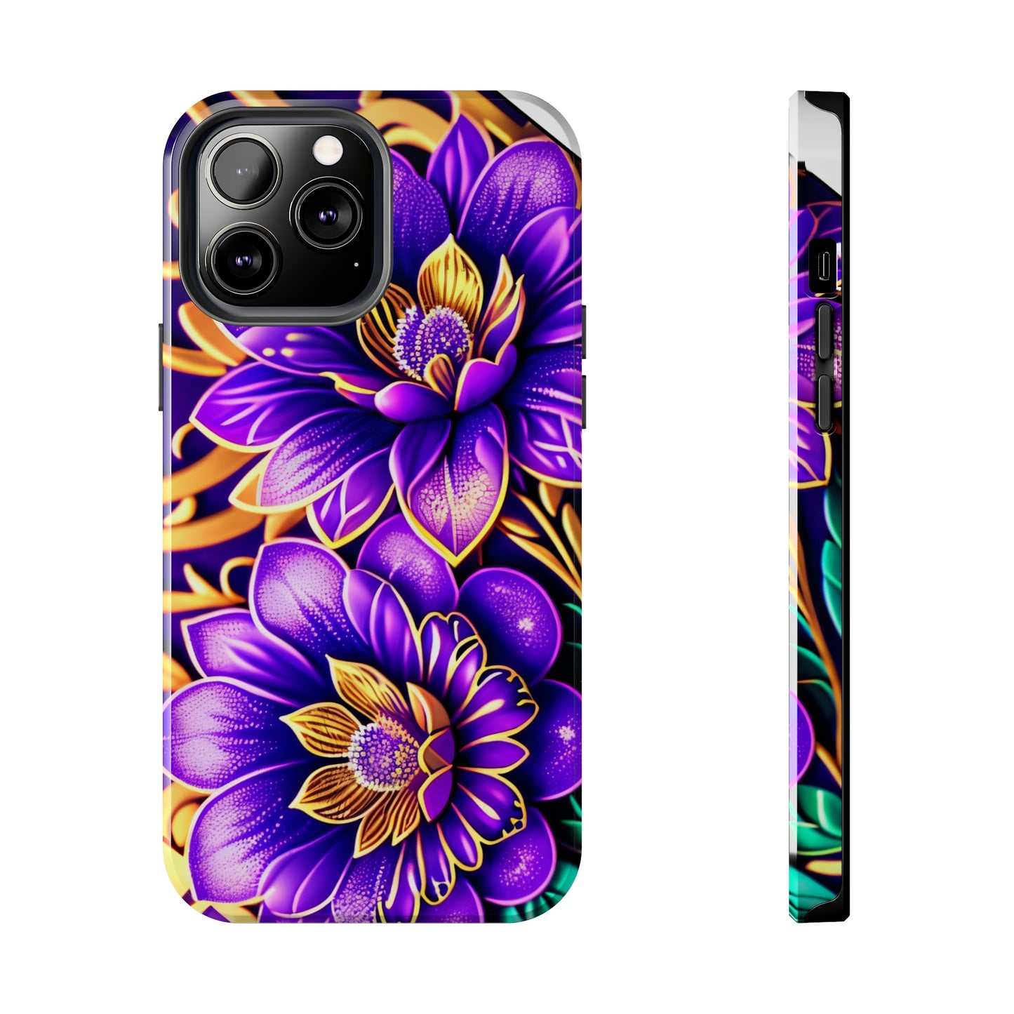 Tough Phone Cases: Fantasy Blossom Flowers