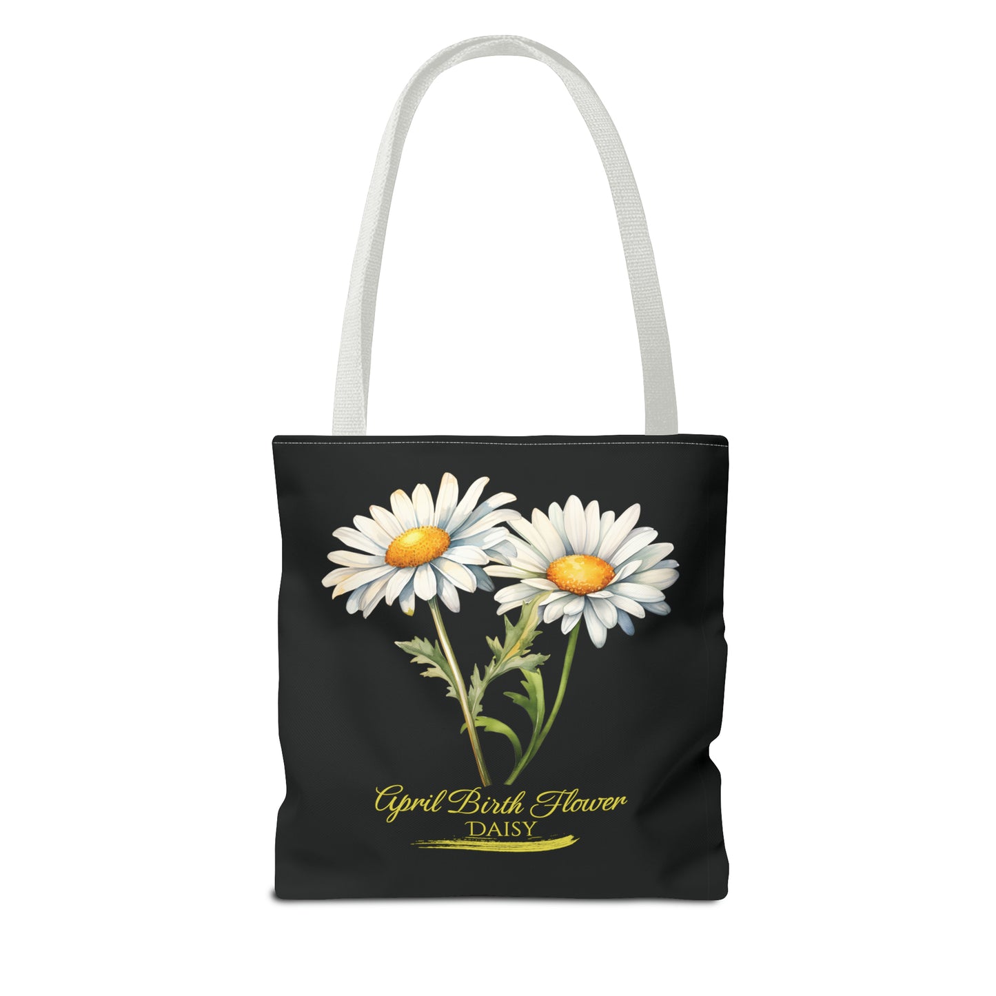 April Birth Flower: Daisy - Tote Bag (AOP)