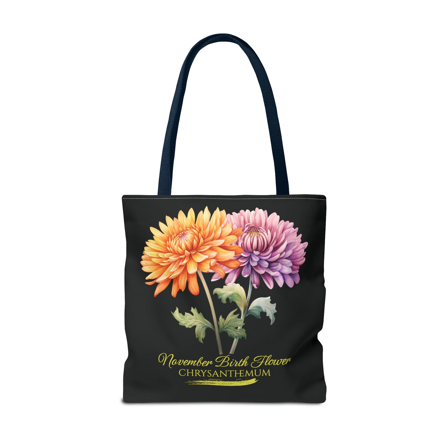 November Birth Flower: Chrysanthemum - Tote Bag (AOP)