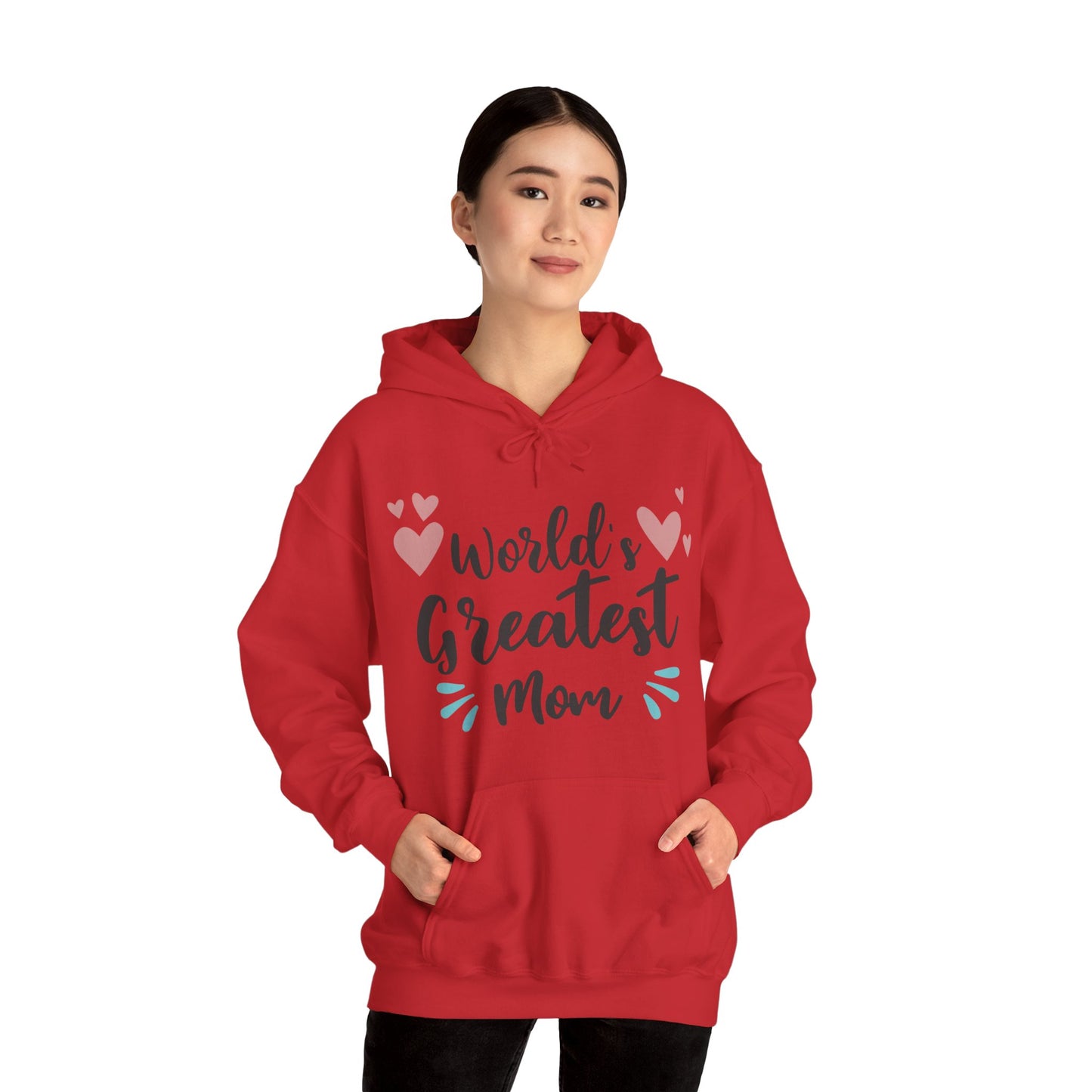 Worl Greatest Mom - Unisex Heavy Blend™ Hooded Sweatshirt