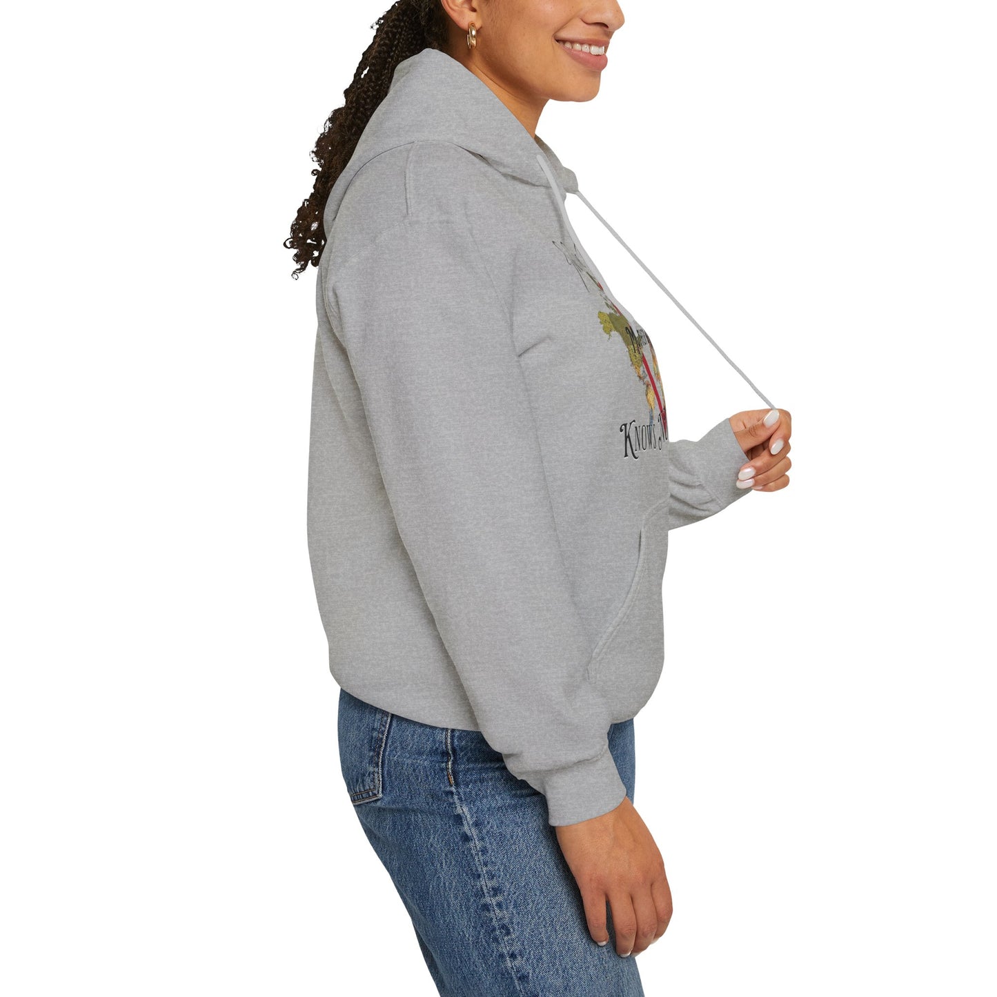 The love between mother and daughter knows no distance - Unisex Heavy Blend™ Hooded Sweatshirt