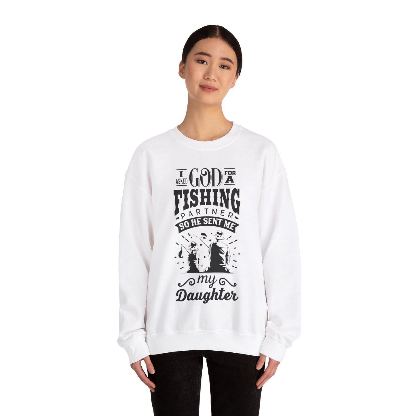 Father and daughter - Unisex Heavy Blend™ Crewneck Sweatshirt