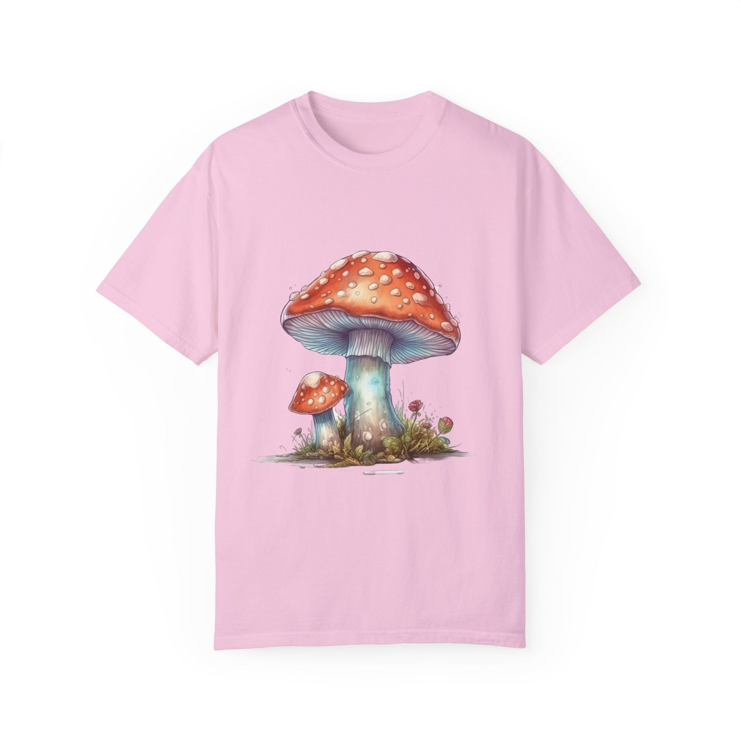 Fantasy Mushroom-27: Unisex Garment-Dyed T-shirt