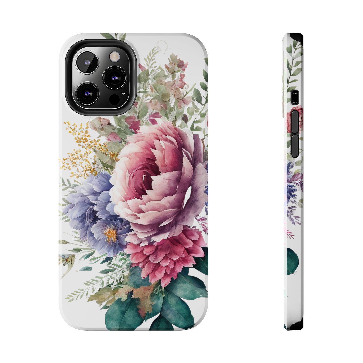 Tough Phone Cases: Watercolor Flower