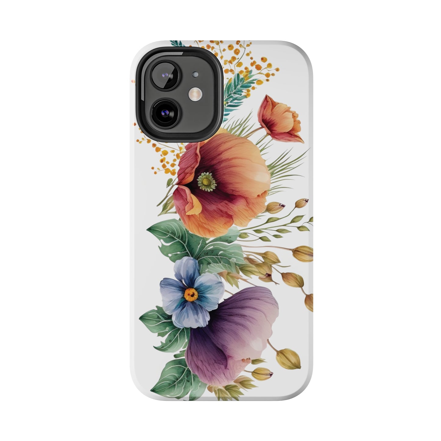 Tough Phone Cases: Watercolor Flower