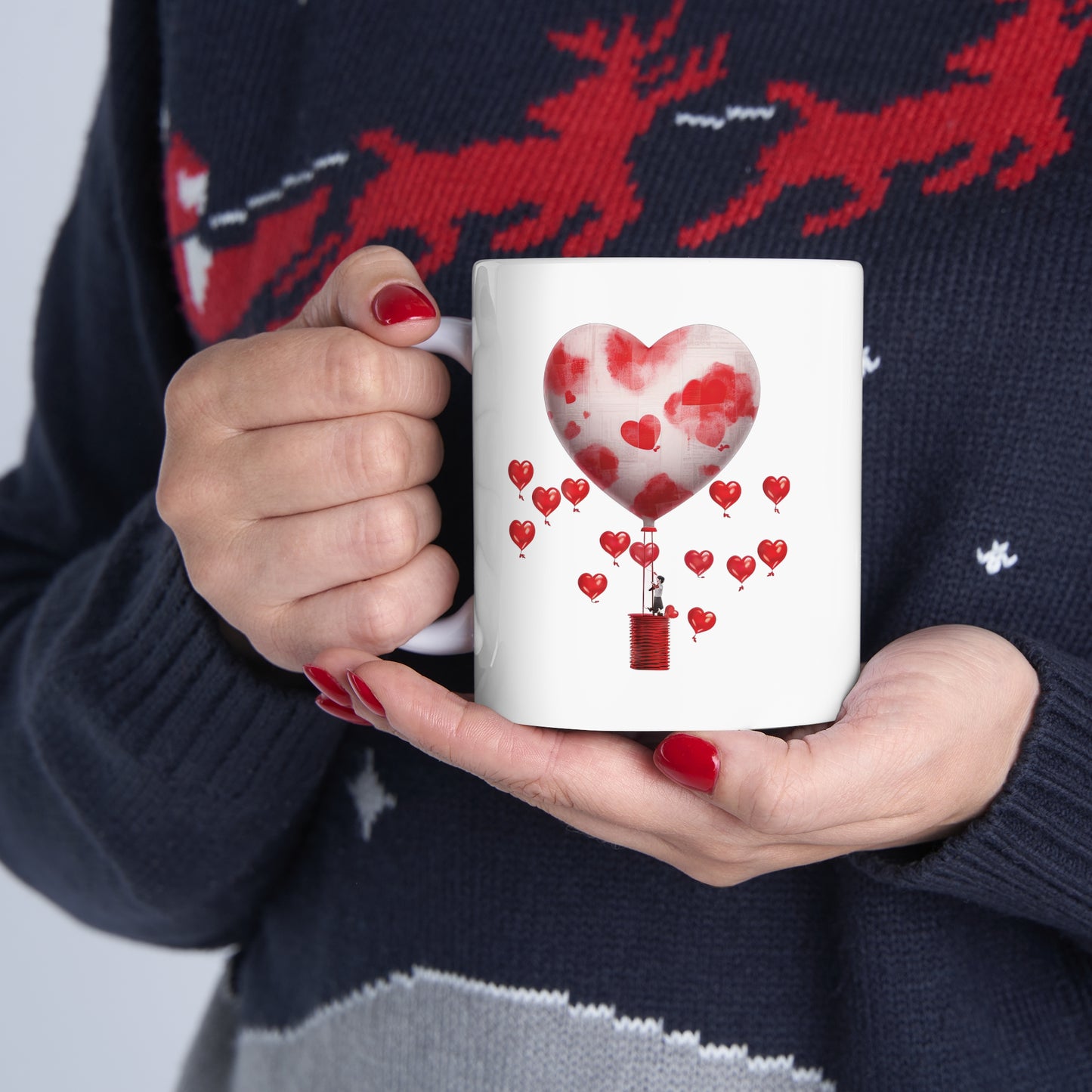 Valentine's Heart: Ceramic Mug 11oz