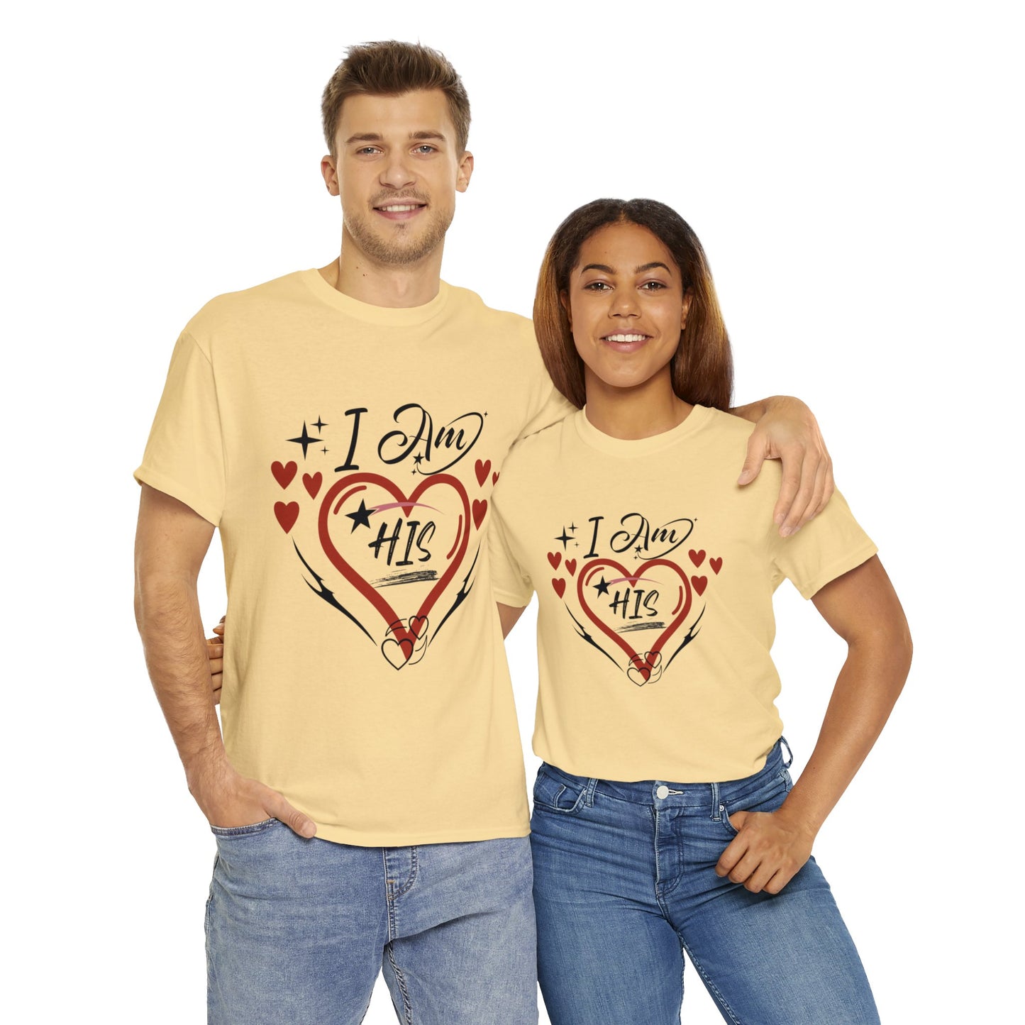 Valentine: I Am His - Unisex Heavy Cotton Tee