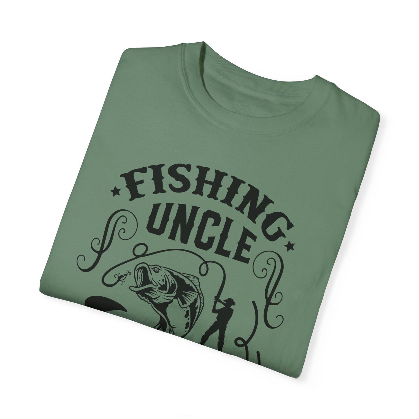 Fishing uncle is cool: Unisex Garment-Dyed T-shirt