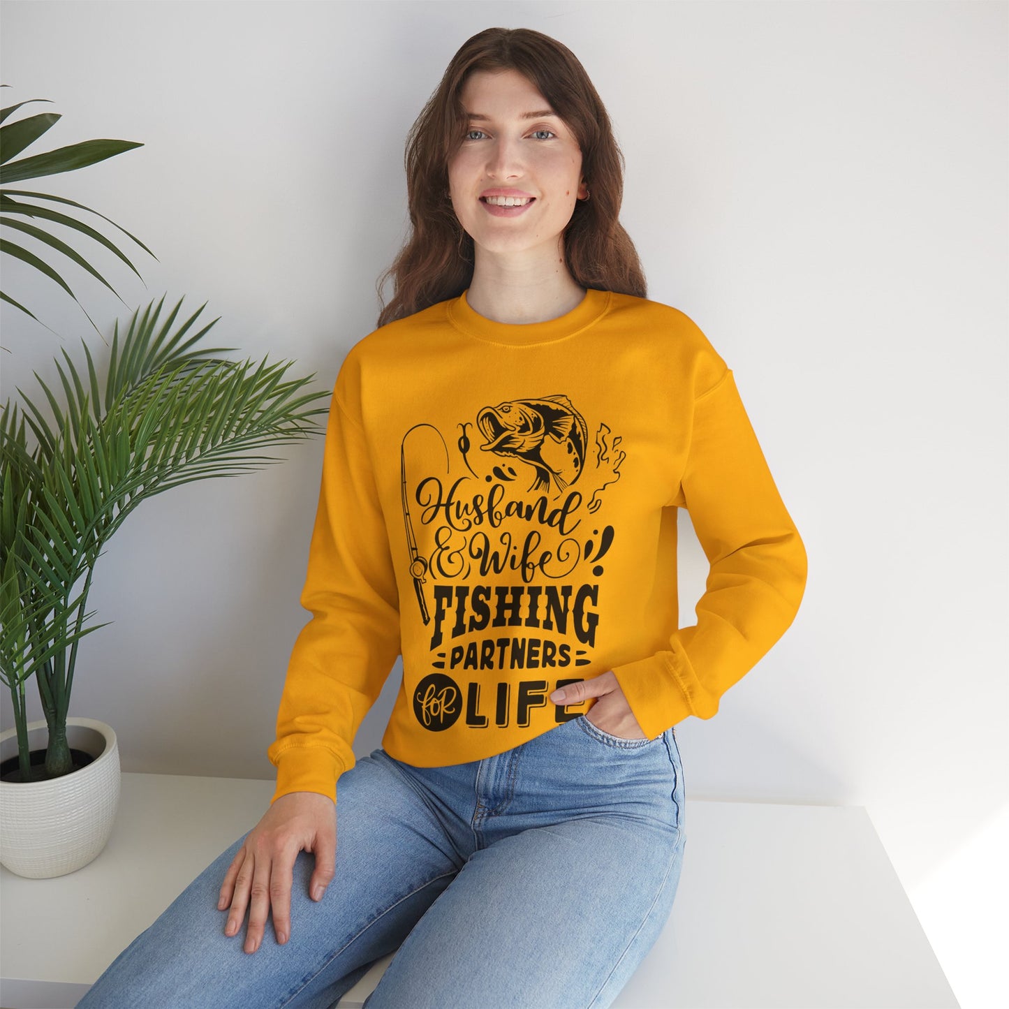 Husband and wife - Unisex Heavy Blend™ Crewneck Sweatshirt