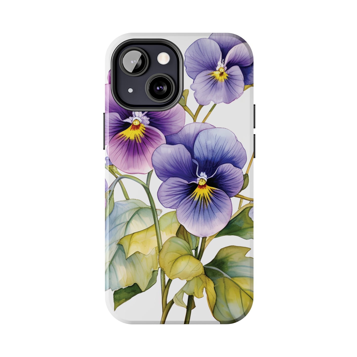 Tough Phone Cases (Violet Flower)