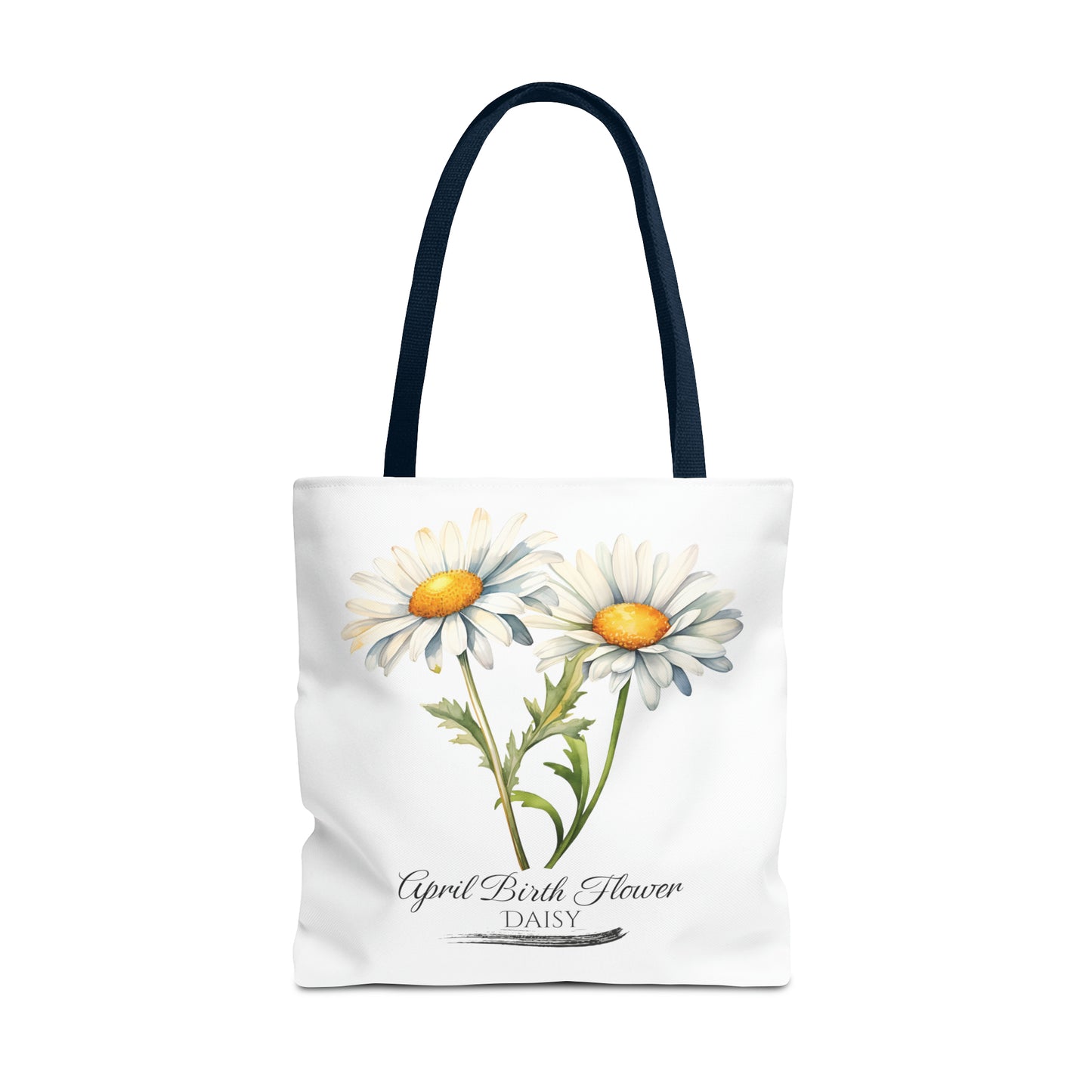 April Birth Flower: Daisy - Tote Bag (AOP)