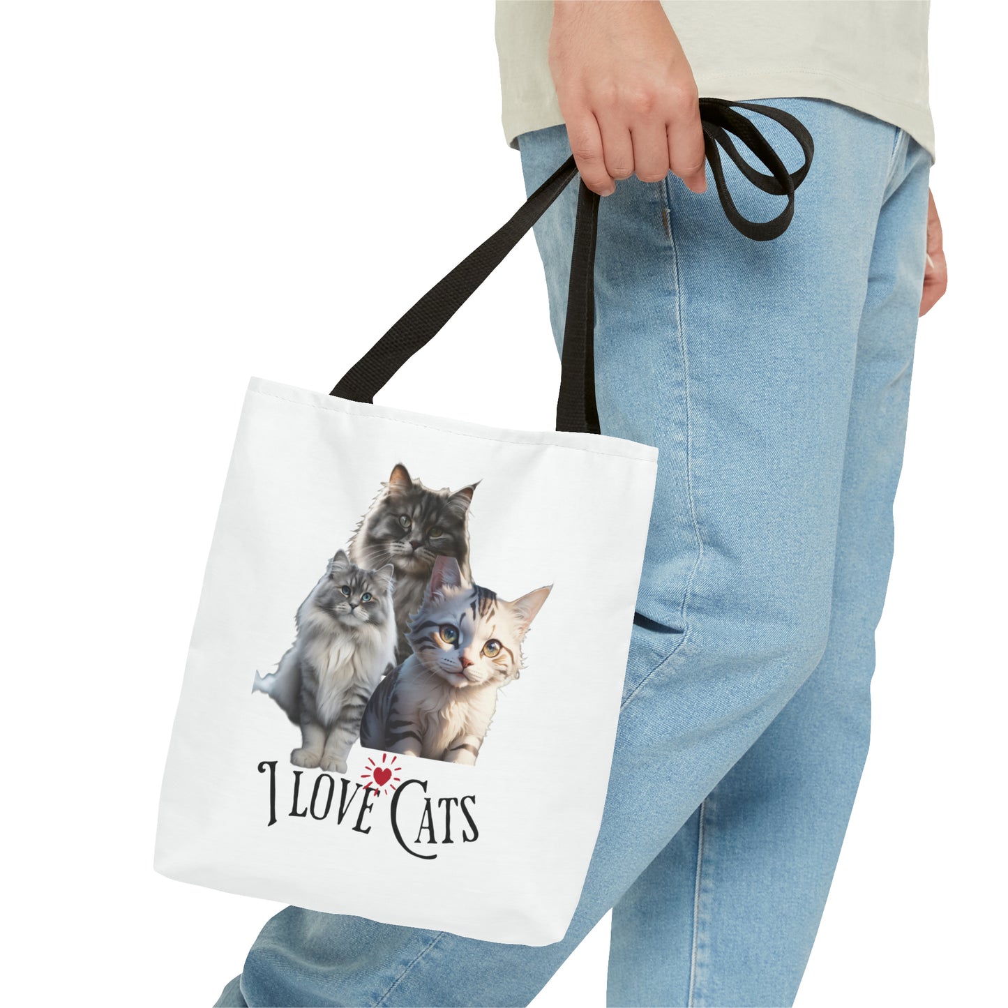 I love Cats - Tote Bag (AOP)