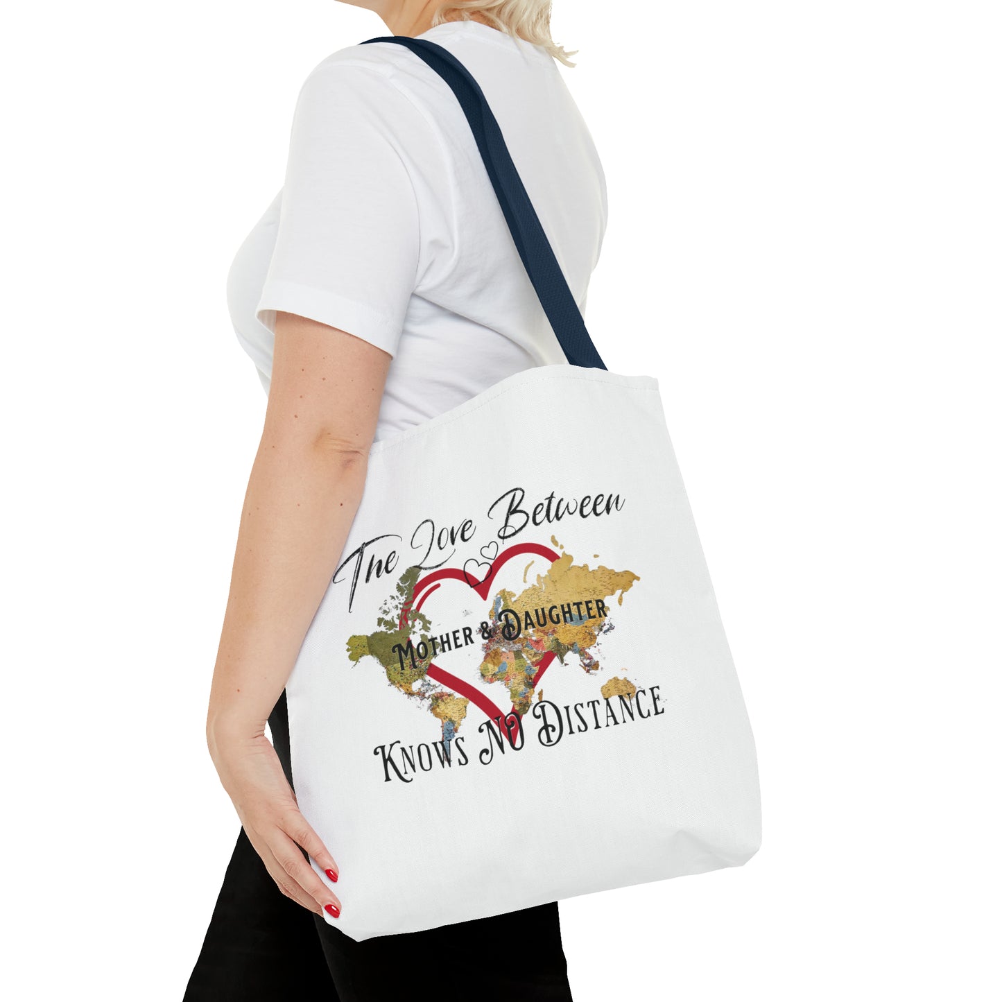 The love between mother and daughter knows no distance - Tote Bag (AOP)