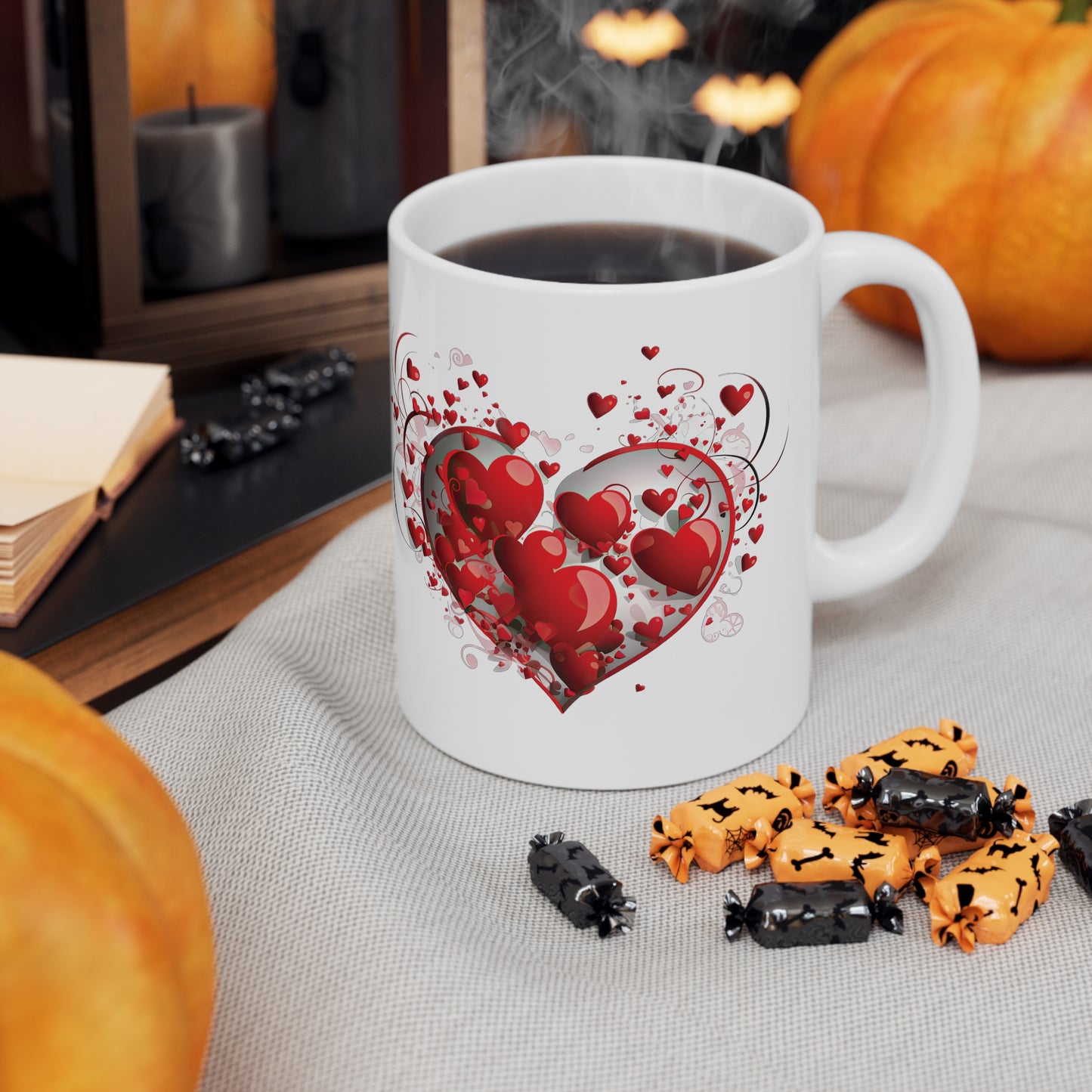 Valentine's Heart in Heart: Ceramic Mug 11oz