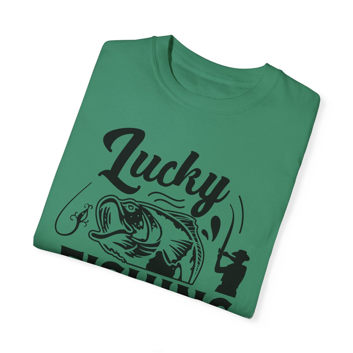 Lucky fishing shirt: Unisex Garment-Dyed T-shirt