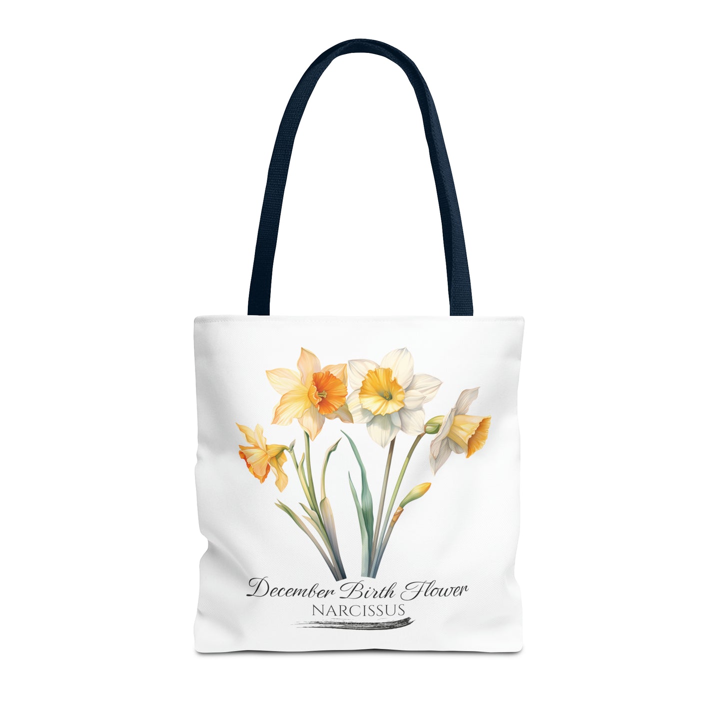 December Birth Flower: Narcissus - Tote Bag (AOP)