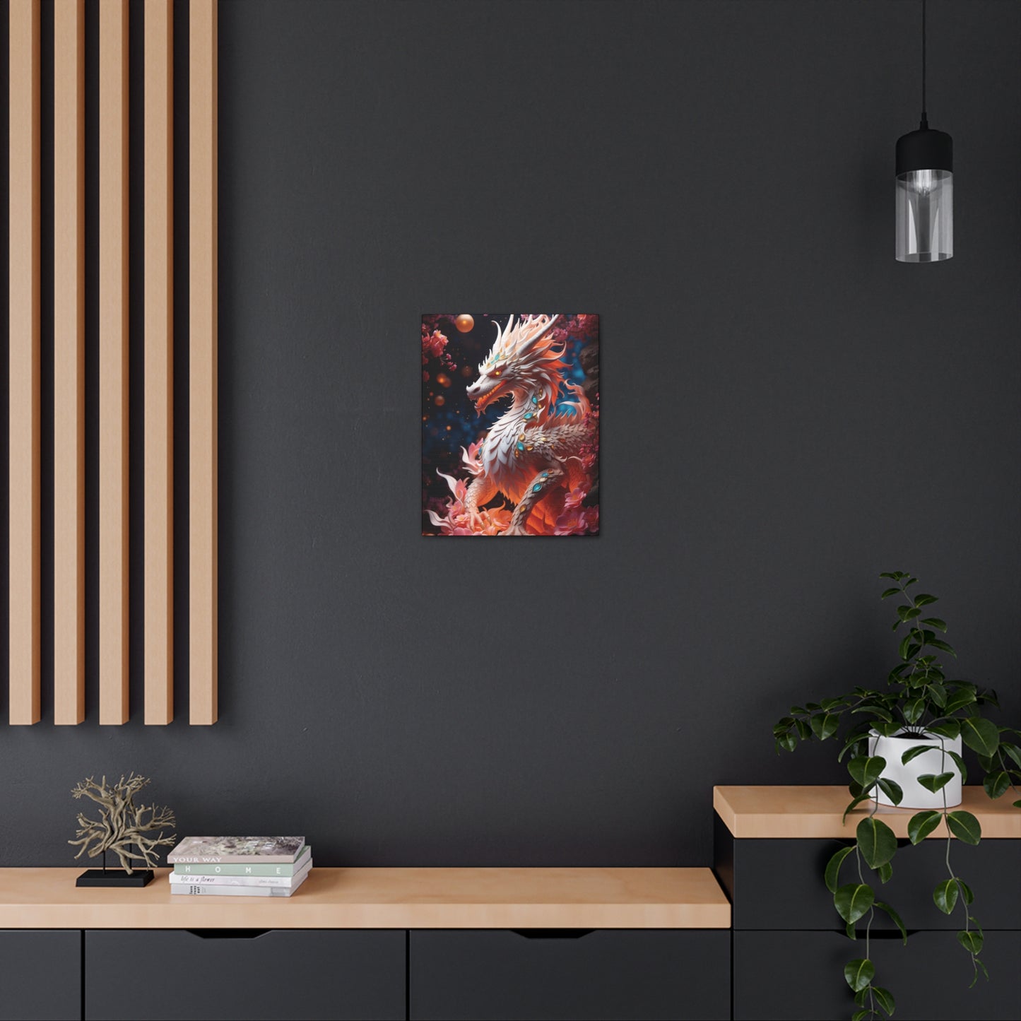 The Protector Dragon: Canvas Gallery Wraps