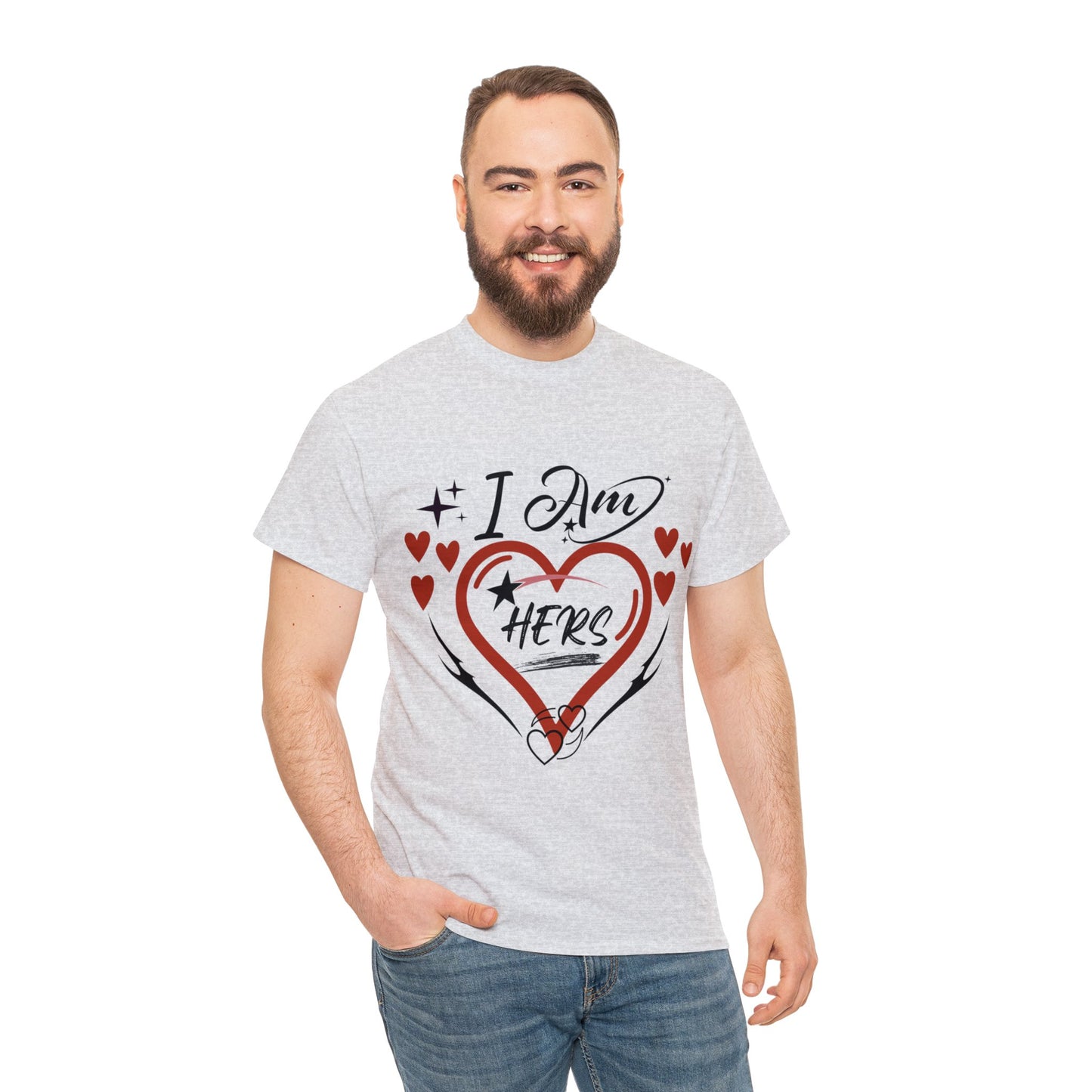 Valentine: I Am Hers - Unisex Heavy Cotton Tee