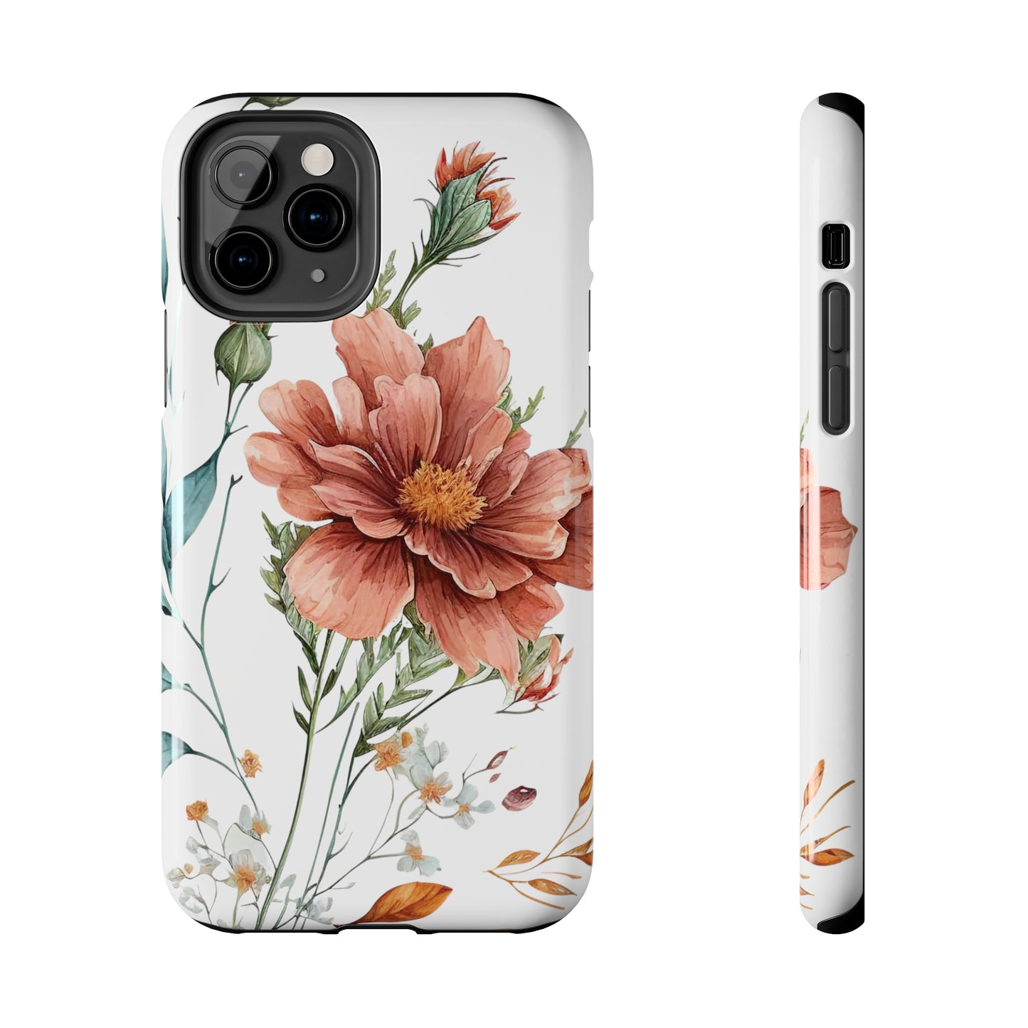 Tough Phone Cases: Watercolor Flower