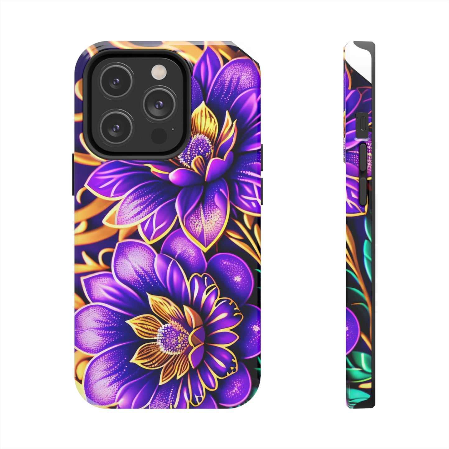 Tough Phone Cases: Fantasy Blossom Flowers