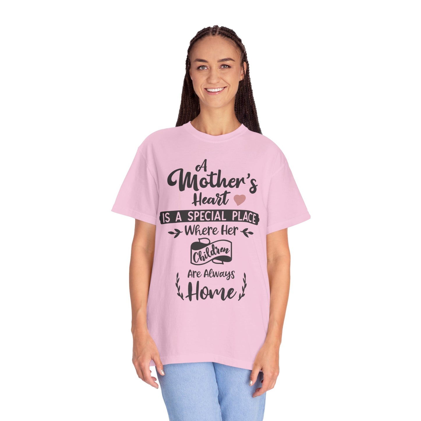 Mother's heart is a special place - Unisex Garment-Dyed T-shirt