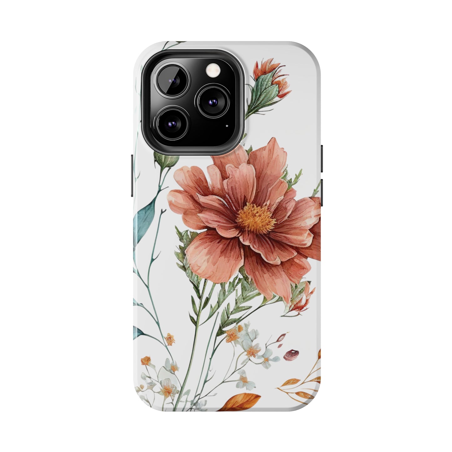 Tough Phone Cases: Watercolor Flower