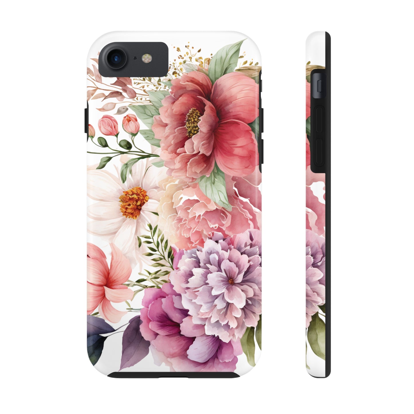 Tough Phone Cases: Watercolor Flower