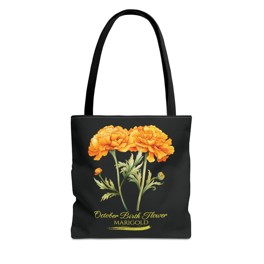 October Birth Flower: Marigold - Tote Bag (AOP)