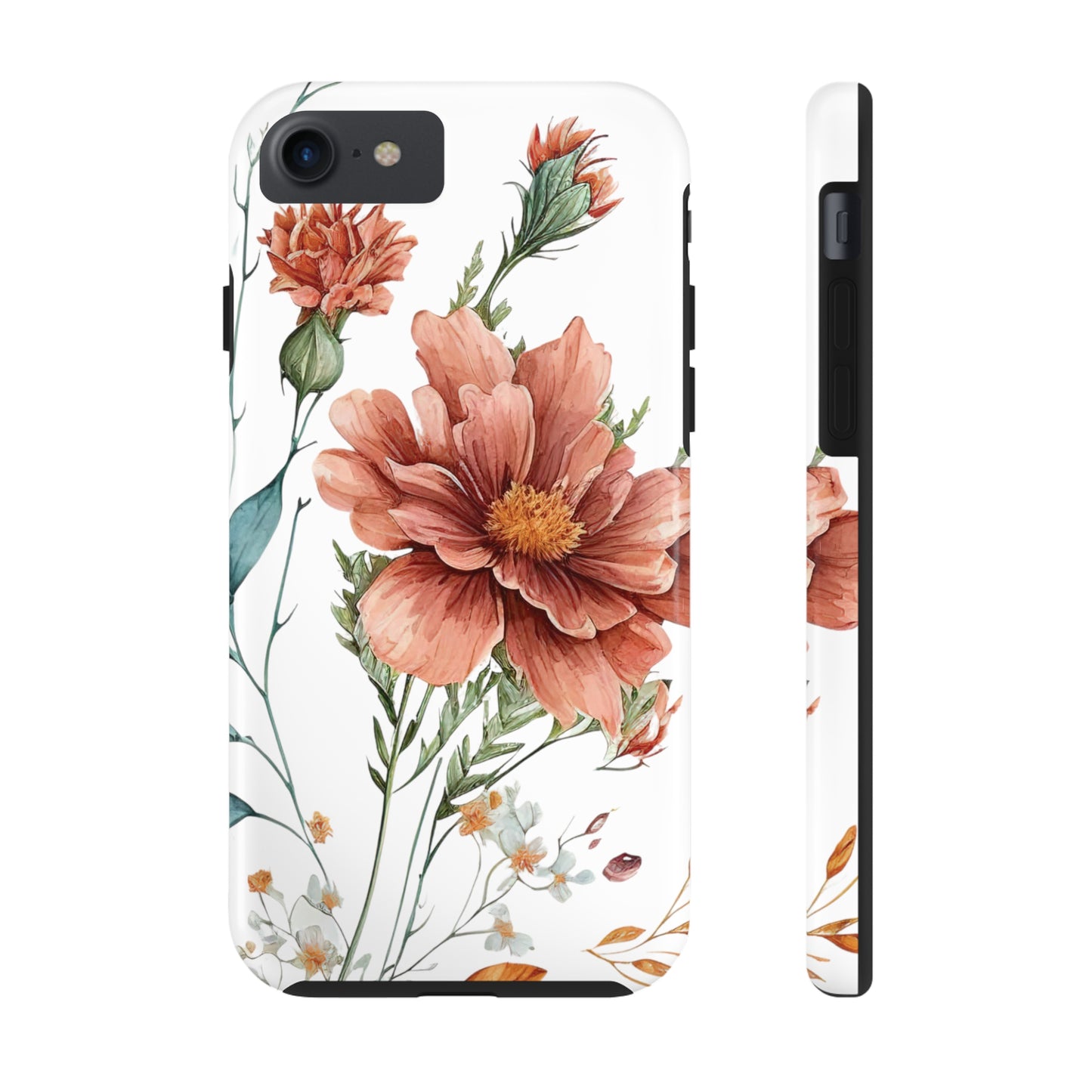 Tough Phone Cases: Watercolor Flower