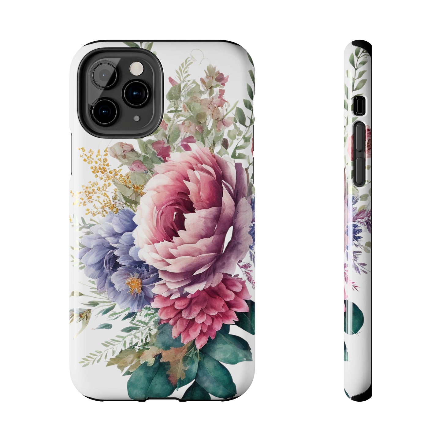 Tough Phone Cases: Watercolor Flower