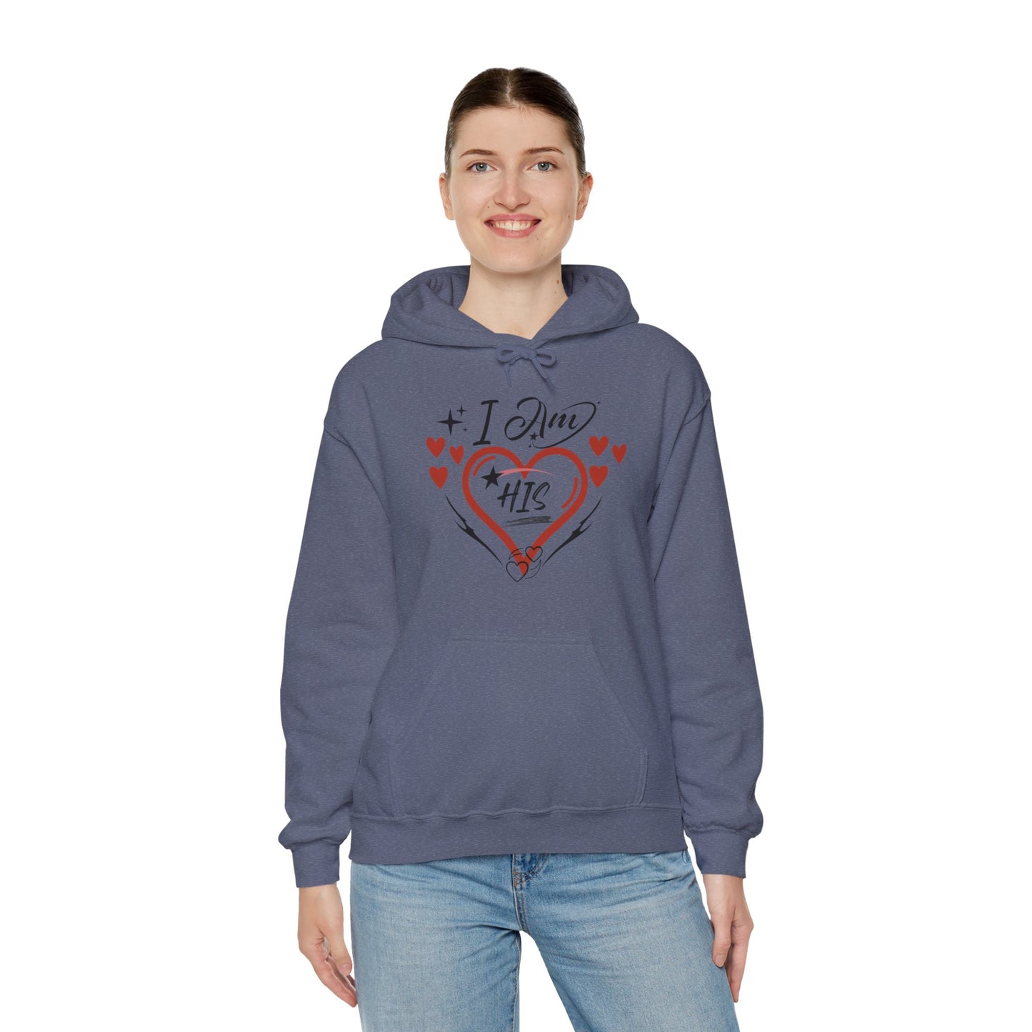 Valentine: I Am His - Unisex Heavy Blend™ Hooded Sweatshirt