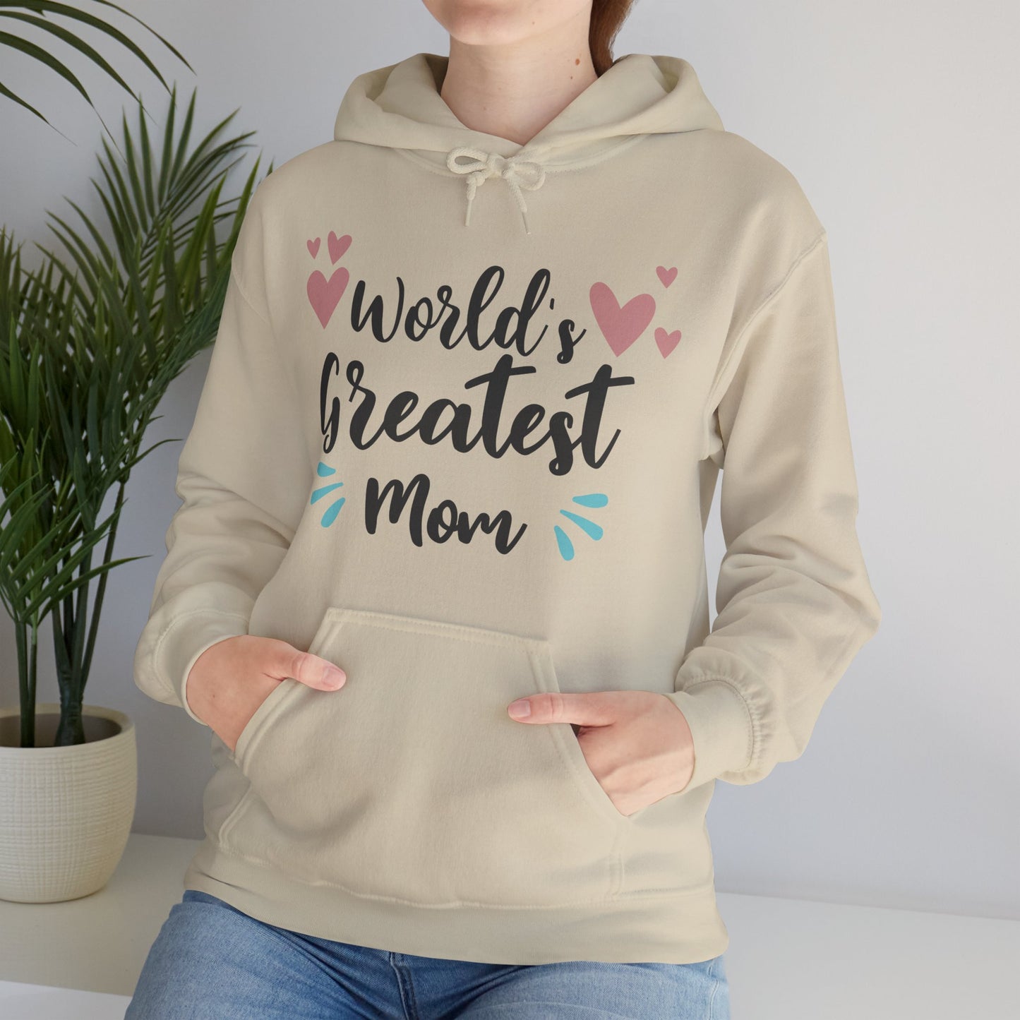 Worl Greatest Mom - Unisex Heavy Blend™ Hooded Sweatshirt